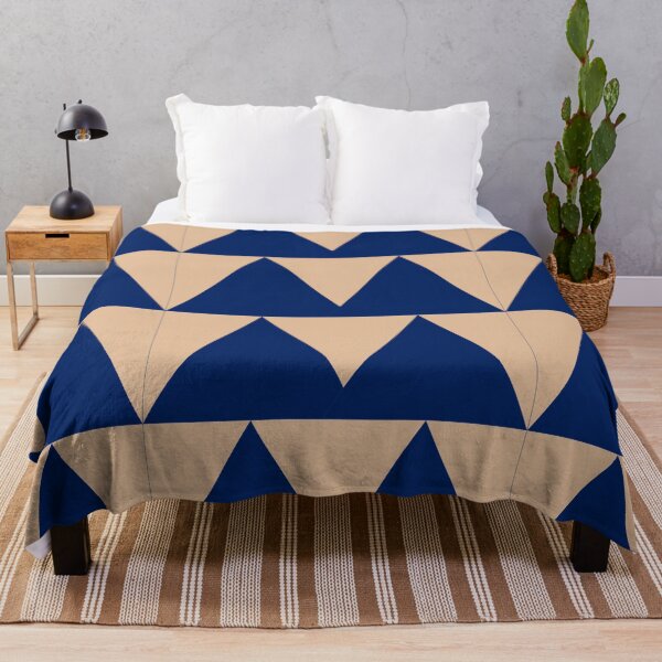 Artikelvorschau, Schönes geometrisches Design der blauen Beige entworfen und verkauft von Vicky Rodden.