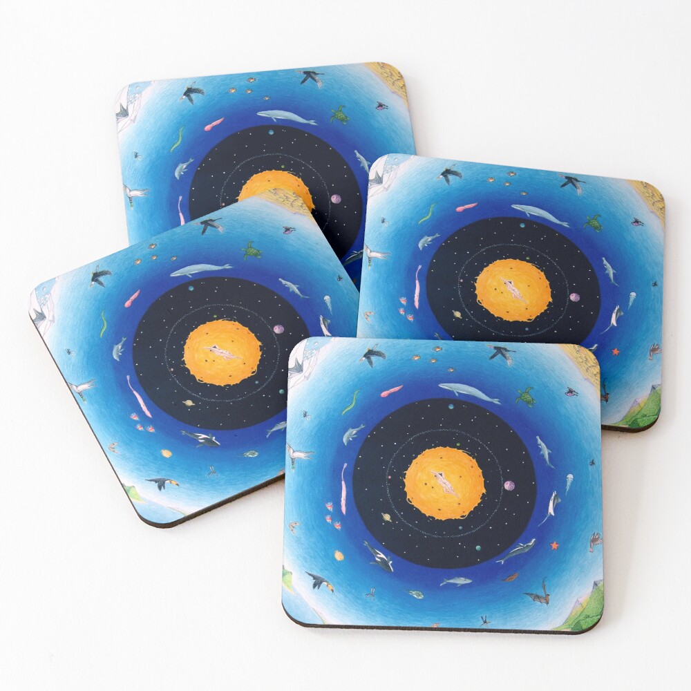 Item preview, Coasters (Set of 4) designed and sold by Ninjangulo.