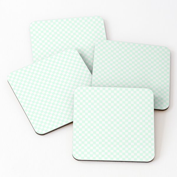 Item preview, Mint Green And White Check Pattern designed and sold by collegeplace.
