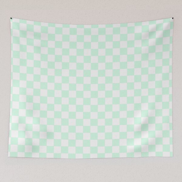 Item preview, Mint Green And White Check Pattern designed and sold by collegeplace.