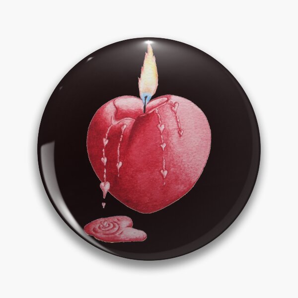 Item preview, love heart shaped burning candle romantic designed and sold by pollywolly.