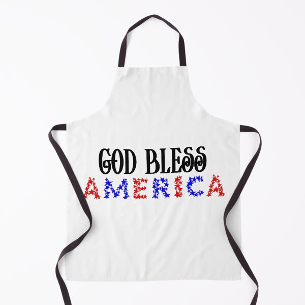 Item preview, Western Patriotic Stars God Bless America Red & Blue designed and sold by ARS Design.