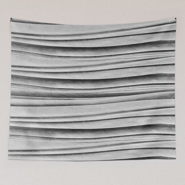 Item preview, Bright Grey Linear Abstract Print designed and sold by DFLC Prints.