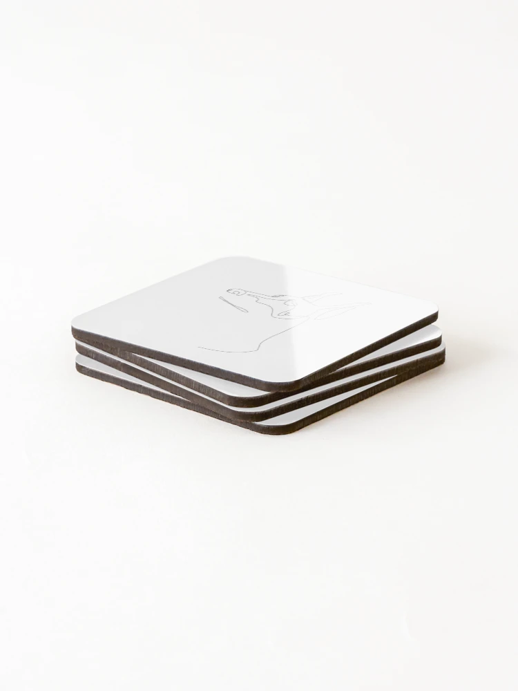 Thumbnail 4 of 5, Coasters (Set of 4), Dobermann designed and sold by ExplicitDesign.