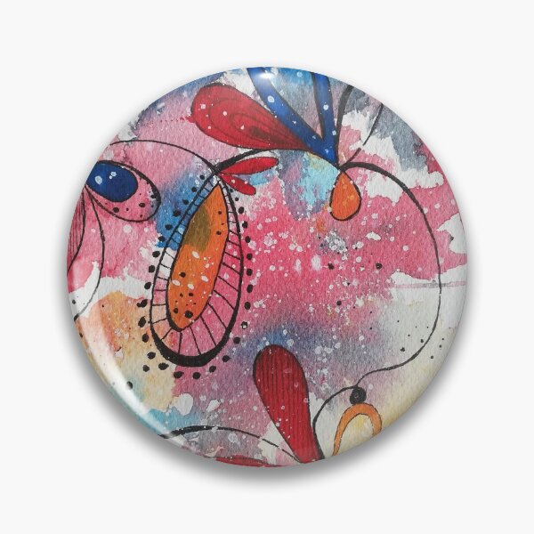 Item preview, Flowery Abstract Watercolour/Acquerello astratto floreale designed and sold by MencarelliArt.