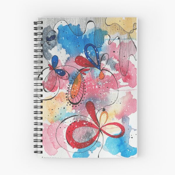 Item preview, Flowery Abstract Watercolour/Acquerello astratto floreale designed and sold by MencarelliArt.