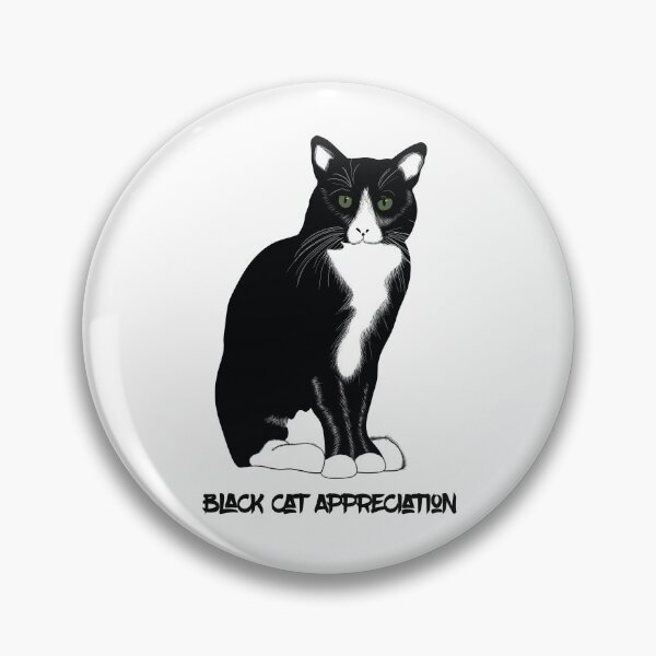 Item preview, Black cat appreciation designed and sold by sarahlowedesign.