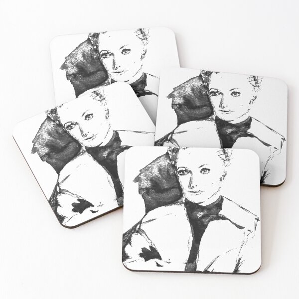 Item preview, Kim Novak Monochrome Watercolor Portrait designed and sold by Agathokakological (adj).