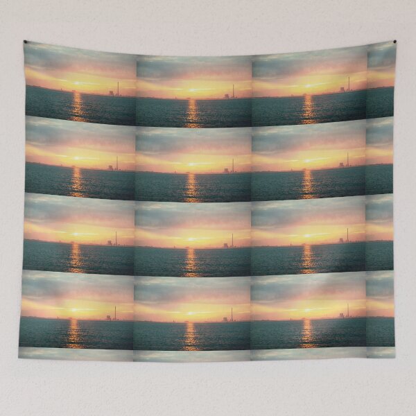 Item preview, Orange Clouds Roll By designed and sold by Denise Abé.
