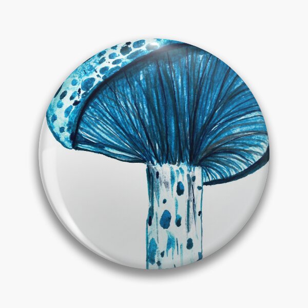 Item preview, Winter Wonderland Lactarius Indigo Mushroom designed and sold by Artdianarada.