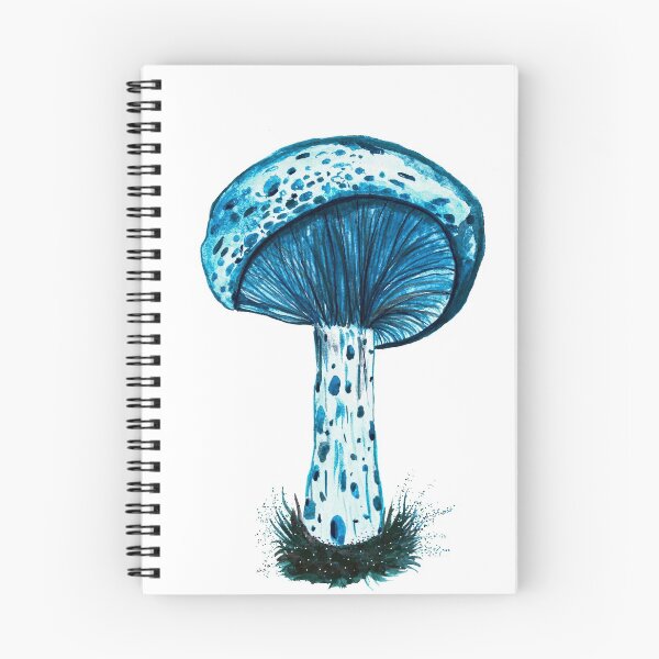 Item preview, Winter Wonderland Lactarius Indigo Mushroom designed and sold by Artdianarada.