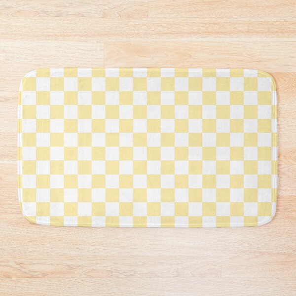Item preview, Light Yellow And White Check Pattern designed and sold by collegeplace.