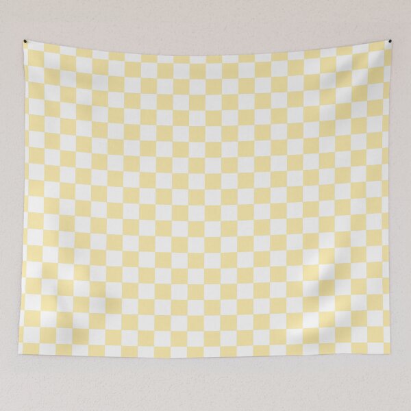 Item preview, Light Yellow And White Check Pattern designed and sold by collegeplace.
