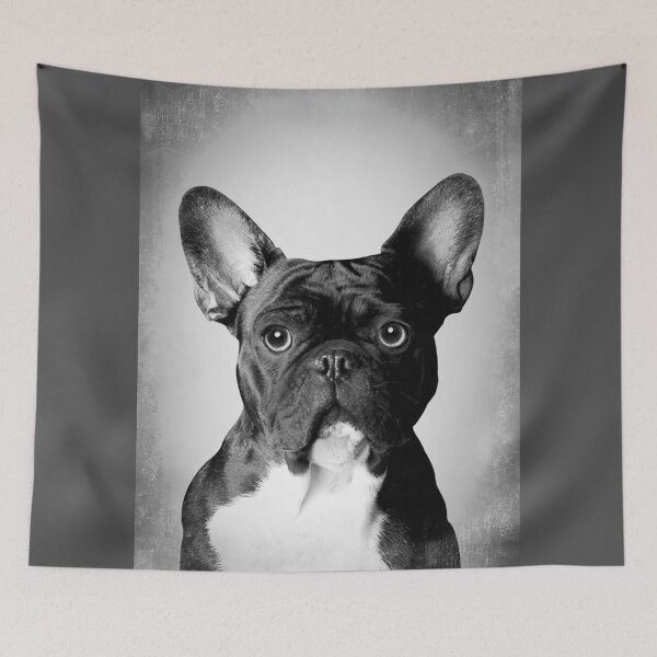 Item preview, French Bulldog dog - BW Vintage - D28 designed and sold by DecoVintage.