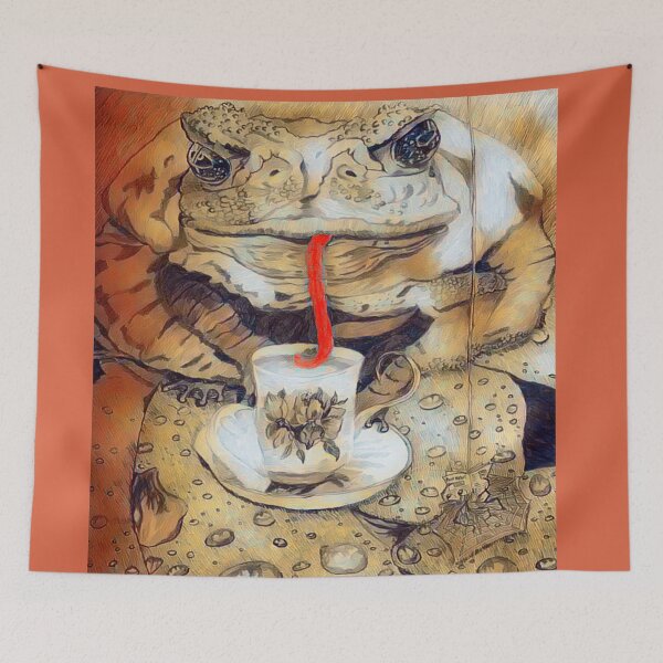 Item preview, Anne Marie Toad Has Tea designed and sold by pinkyjainpan.