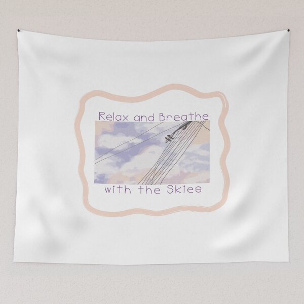 Item preview, Positivity Reminder: "Relax and Breathe with the Skies" designed and sold by Positivinook.