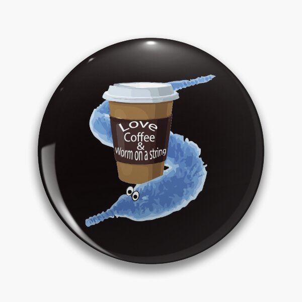Item preview, Love Coffee & Worm on a string designed and sold by JAZTshirt.