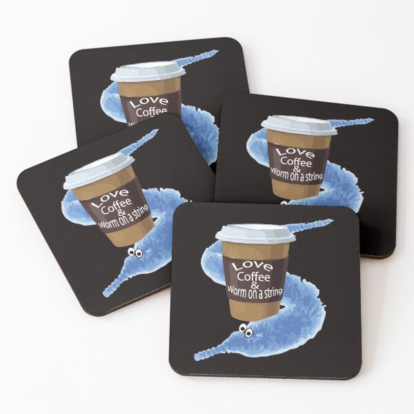 Item preview, Love Coffee & Worm on a string designed and sold by JAZTshirt.
