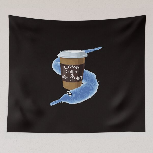 Item preview, Love Coffee & Worm on a string designed and sold by JAZTshirt.