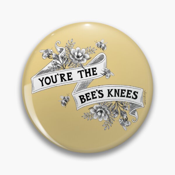 Item preview, You're The Bee's Knees (Gold) designed and sold by A Mere Design.
