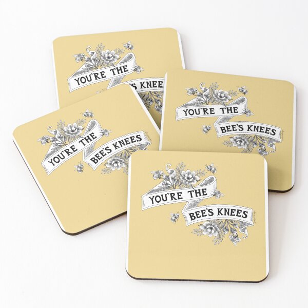 Item preview, You're The Bee's Knees (Gold) designed and sold by A Mere Design.