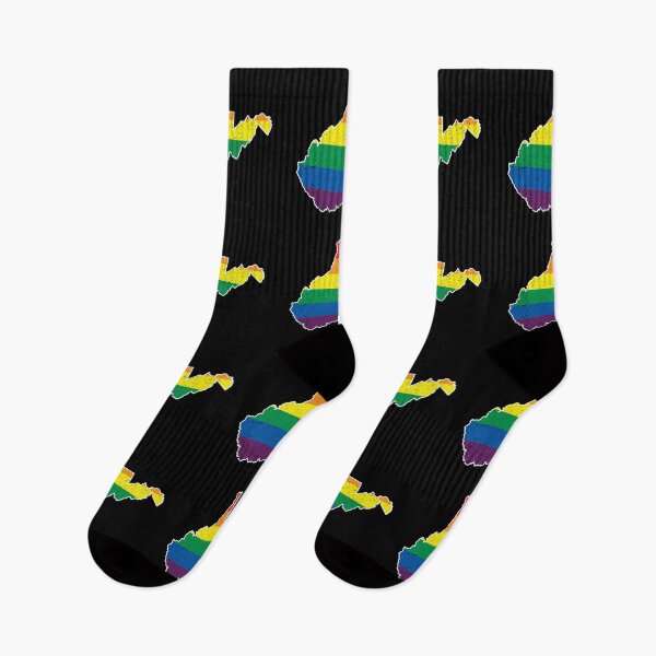 Item preview, West Virginia Gay Pride Flag - Distressed designed and sold by UBUCO.