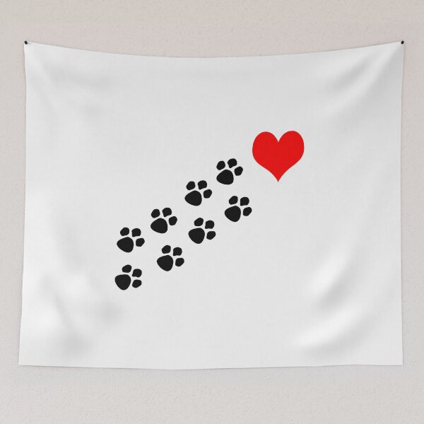 Item preview, The dog steps into the heart, gift for him designed and sold by murad2020.