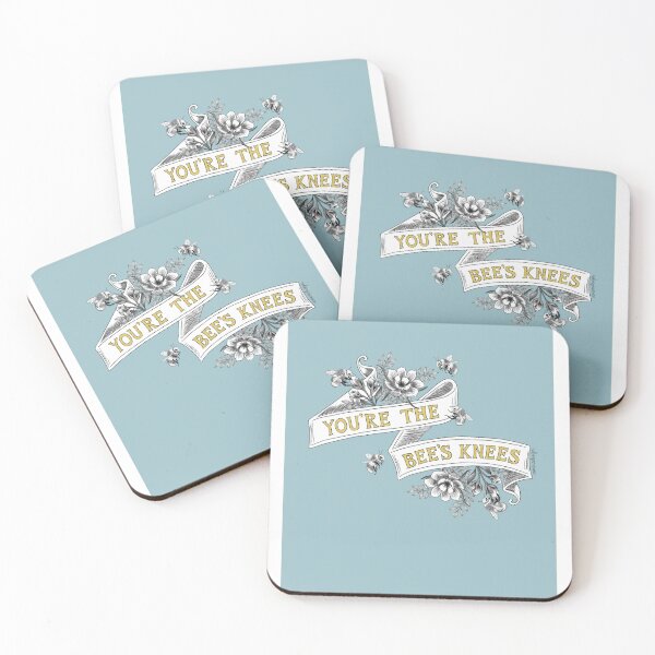 Item preview, You're The Bee's Knees (Blue) designed and sold by A Mere Design.