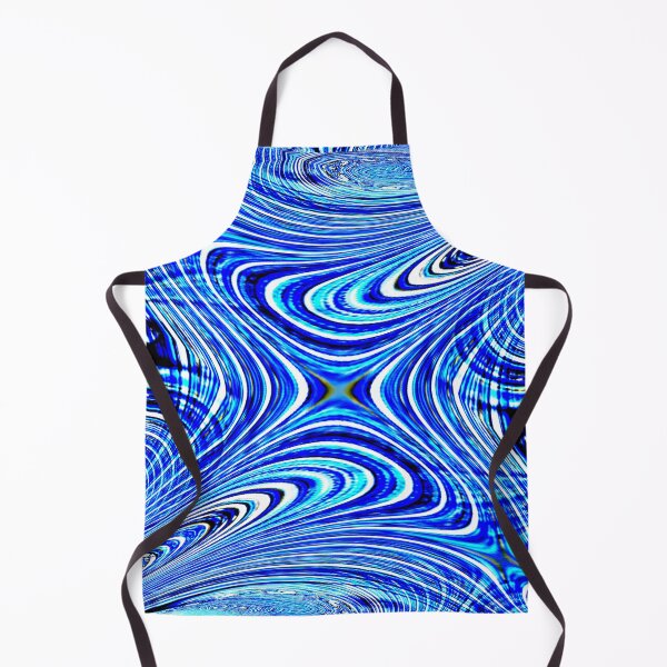 Item preview, X marks the Spot, a Gentle Swirly Abstract Design with Lots of Blues designed and sold by Geoff Treagus.
