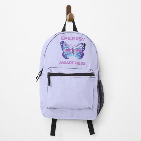 Item preview, Epilepsy Awareness Butterfly Purple Ribbon Seizure Neurological Brain Disorder designed and sold by gkao.