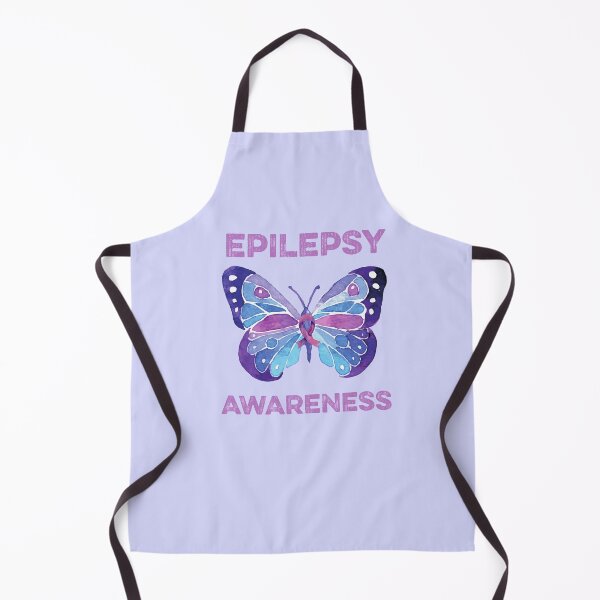 Item preview, Epilepsy Awareness Butterfly Purple Ribbon Seizure Neurological Brain Disorder designed and sold by gkao.