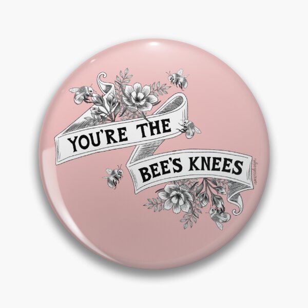 Item preview, You're The Bee's Knees (Pink) designed and sold by A Mere Design.