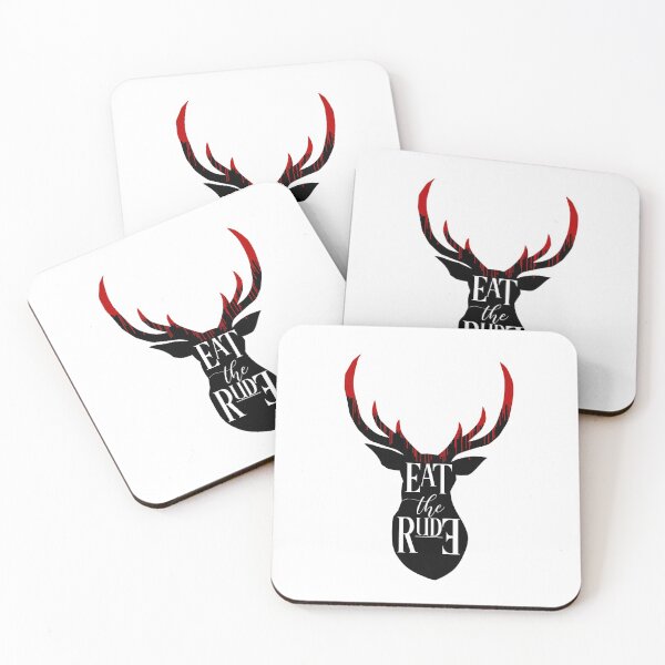 Item preview, EAT THE RUDE [BLOOD STAG] designed and sold by missfortune-art.