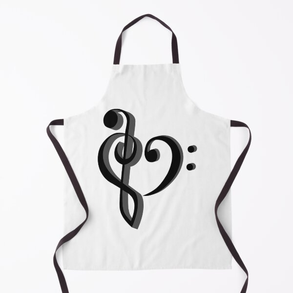 Item preview, Heart - violin and bass clef, designed and sold by Danler.