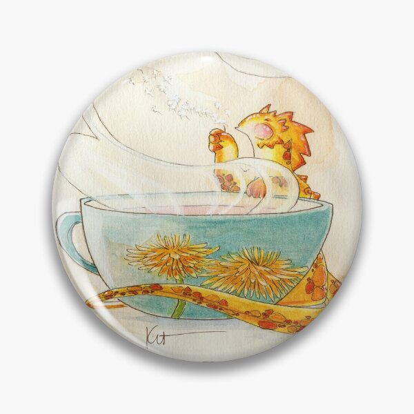 Item preview, Dandelion Tea Dragon designed and sold by Kit Steele.