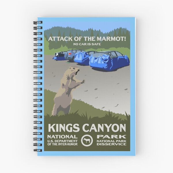 Item preview, Attack of the Marmot! - Kings Canyon National Park designed and sold by mp2262.