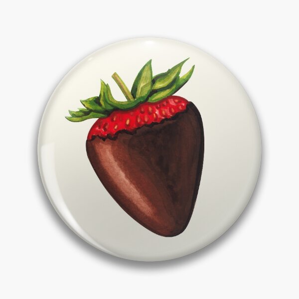 Item preview, Chocolate Covered Strawberry Pattern - White designed and sold by Kelly  Gilleran.
