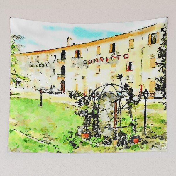 Item preview, Istituto Emiliani: garden of the college designed and sold by Giuseppe Cocco.