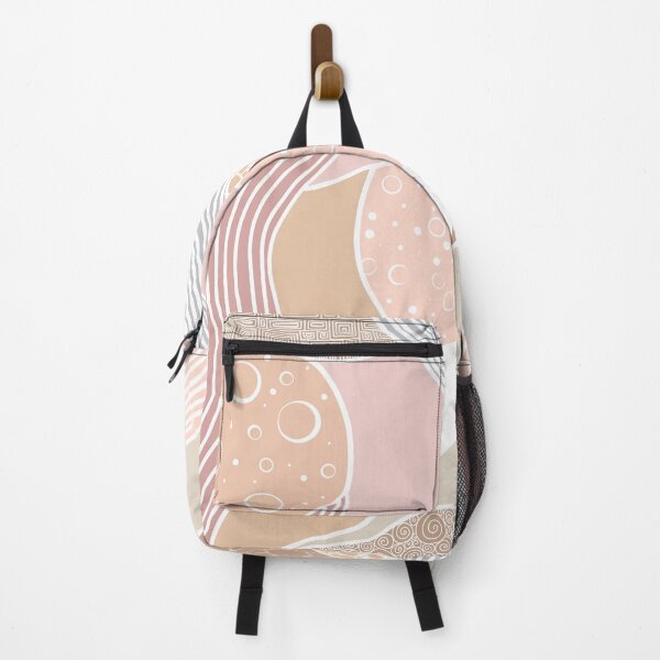 Item preview, Abstract squiggles. Pink and brown designed and sold by primapixie.