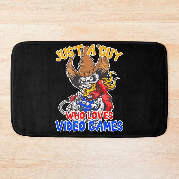 Item preview, Just a guy who loves video games, Gaming, Gamer Gift Idea designed and sold by AS-Shirts.