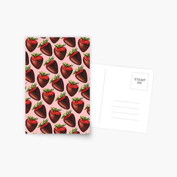 Item preview, Chocolate Covered Strawberry Pattern - Pink designed and sold by Kelly  Gilleran.