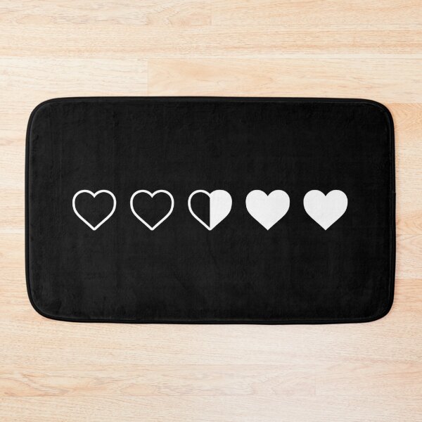 Item preview, Heart Empty To Filled minimal design (Valentine Collection & Pattern Collection)  designed and sold by MinimalDM.