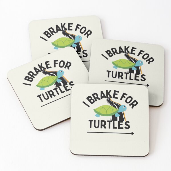 Item preview, I Brake for Turtles designed and sold by Brat-Cat-Shirts.