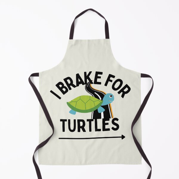 Item preview, I Brake for Turtles designed and sold by Brat-Cat-Shirts.