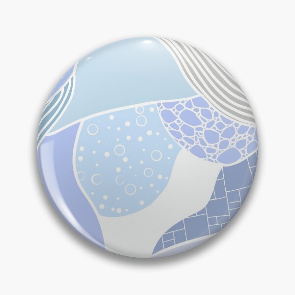 Item preview, Abstract squiggles. Blue designed and sold by primapixie.