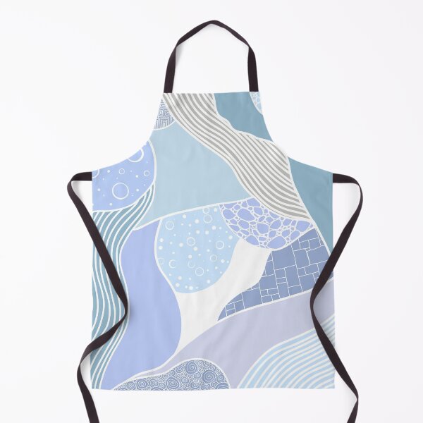 Item preview, Abstract squiggles. Blue designed and sold by primapixie.