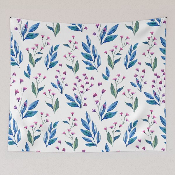 Item preview, Pink watercolour flowers  designed and sold by Katbydesign.