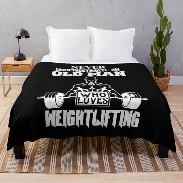 Item preview, Never Underestimate An Old Man Who Loves Weightlifting T-Shirt designed and sold by MShop Co.