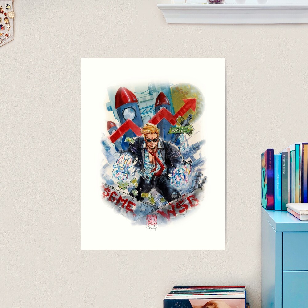 Wall Street Diamond Hands - $gme WSB Artwork Art Print