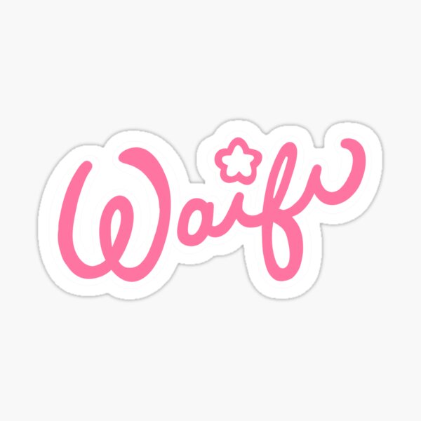 Waifu Logo Sticker